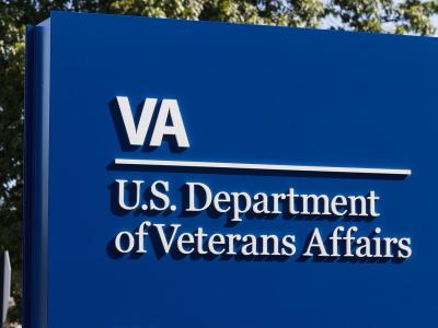 Sign for US Department of Veterans Affairs
