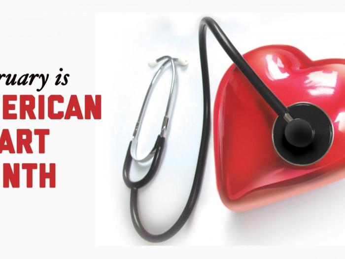 Heart with stethoscope
